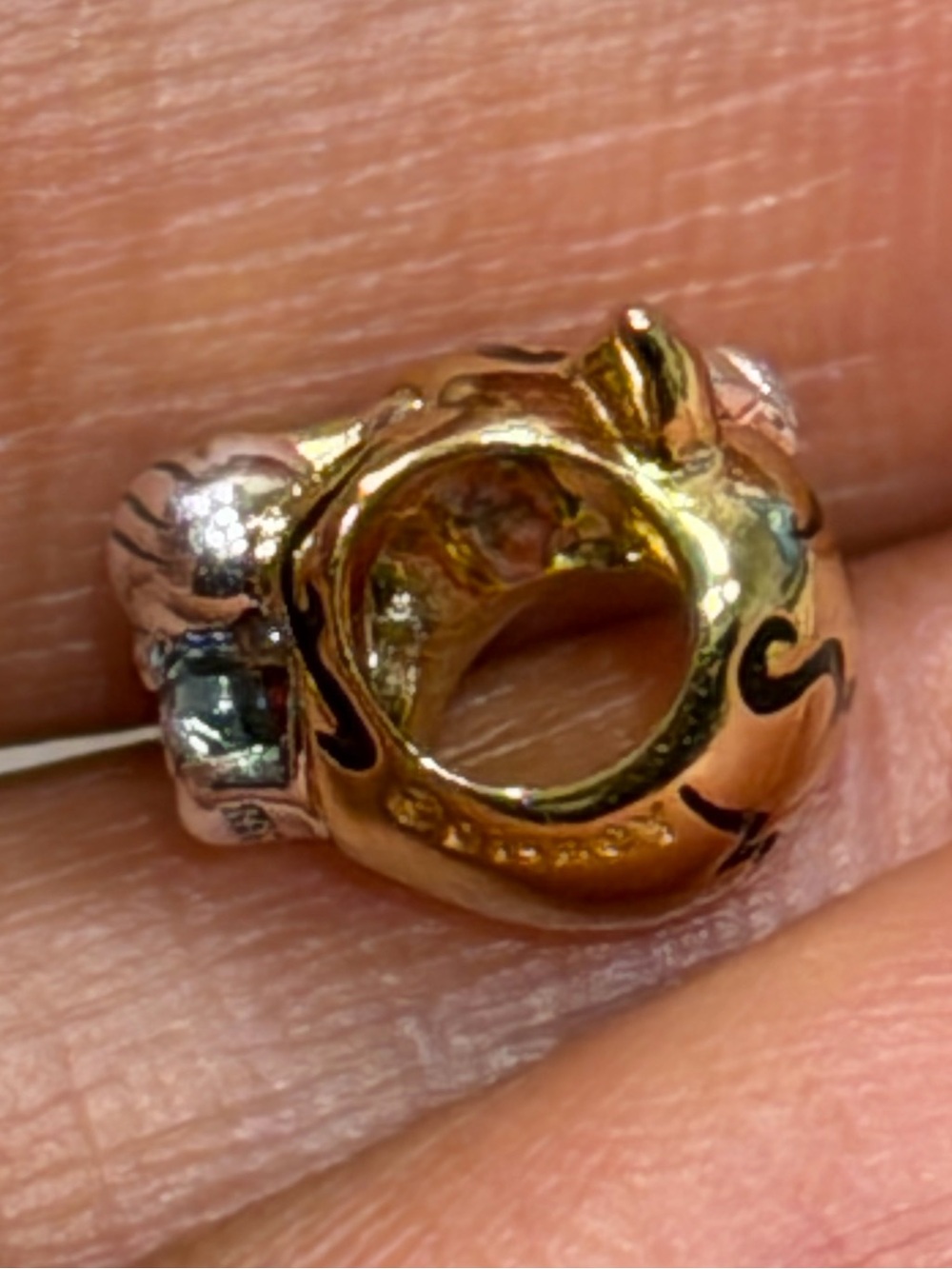 Authentic Pandora Disney Princess Jasmine Rajah Lab-grown Diamond Charm - Picture 4 of 5
